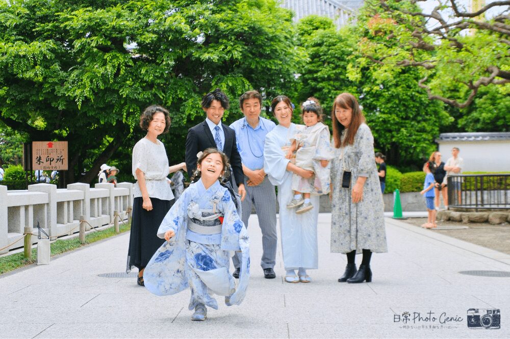 フォトワで撮影した七五三写真